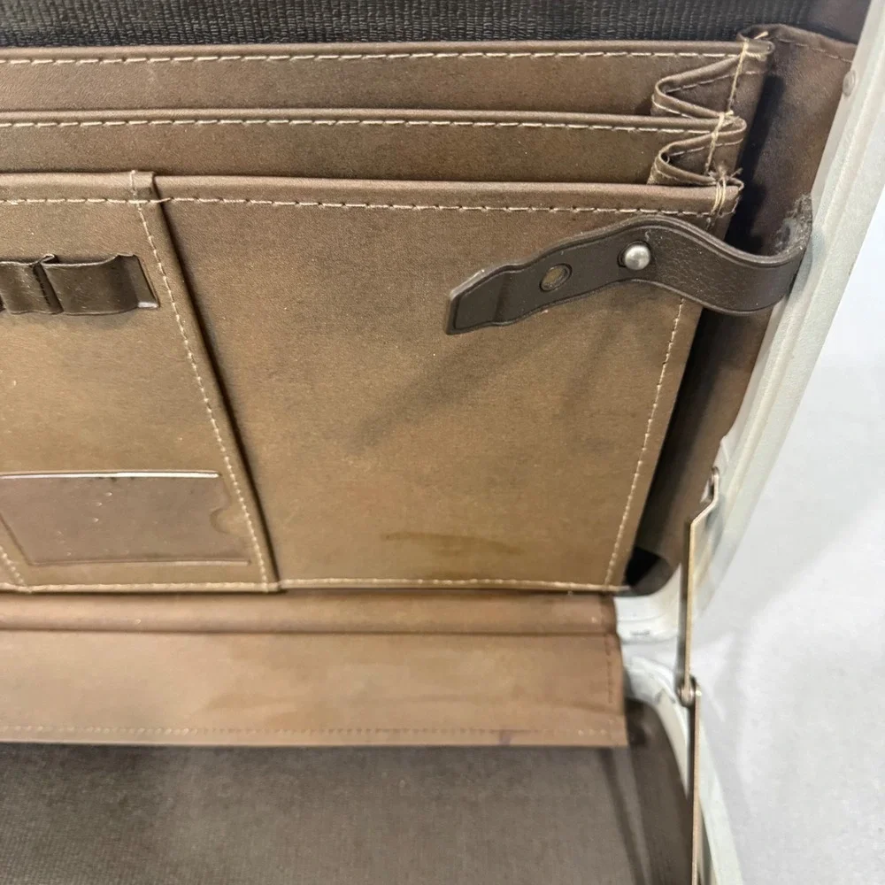 Samsonite Briefcase Mens Brown Hard Shell Vintage Attache Case No Keys